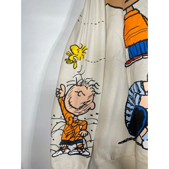 Peanuts Charlie Brown Group Characters Mens Graphic Sweatshirt XL 46-48 Snoopy - Picture 10 of 12